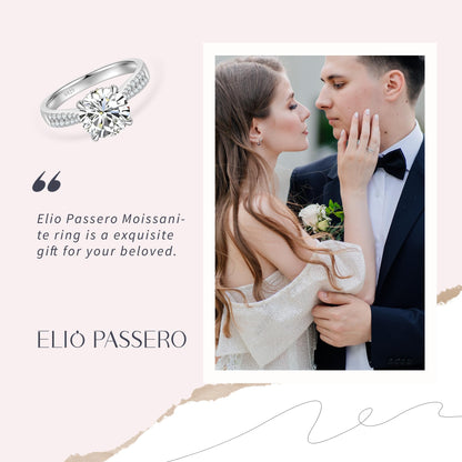 KERXI 1.5CT Moissanite Engagement Rings for Women